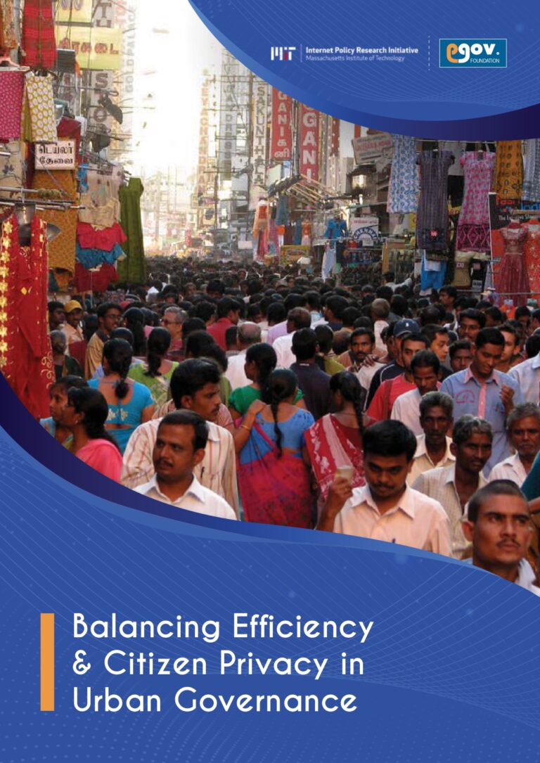 Balancing Efficiency & Citizen Privacy in Urban Governance