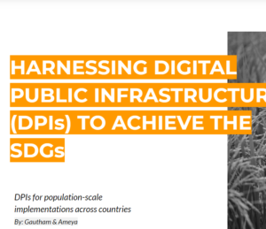 Digital public infrastructure for the SDGs