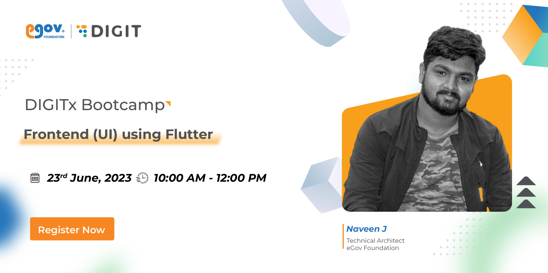 DIGITx Bootcamp - Session 5: Building Frontend (UI) using Flutter