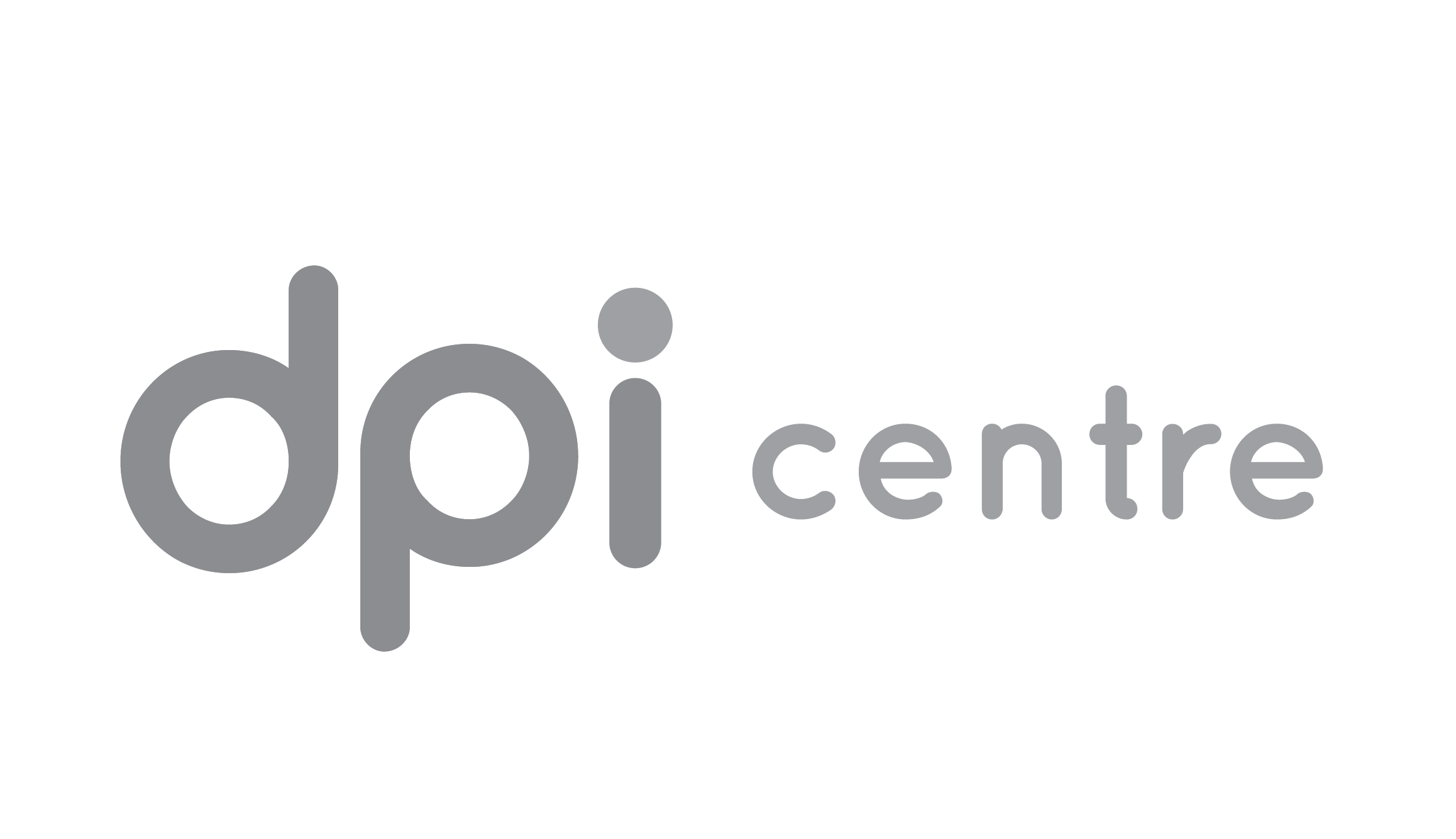 DPI Center Logo Inverse Gray